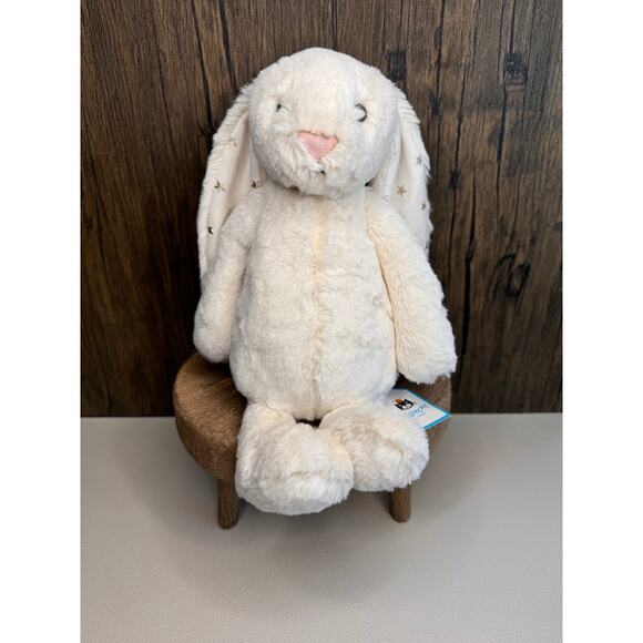 Jellycat Twinkle Bunny FAST SHIP NEW Jellycat Bashful Bunny Medium - Picture 2 of 11